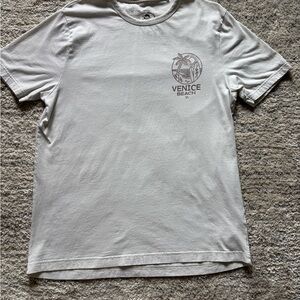 Denim & Flower White Venice Beach Tee